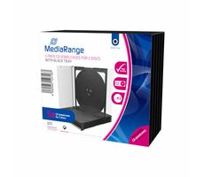 MediaRange BOX31-2 CD Jewelcase obal pre 2 disky čierna (5ks)