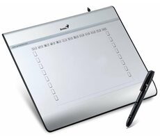 Genius EasyPen i608 / tablet / rozmer plochy 6x8&quot; / rozlíšenie 2540 LPI / USB / 29 kláves