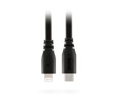 RODE SC19 kábel USB-C na Lightning 1.5m čierna / pre pripojenie USB-C mikrofónov / 1x USB-C (M) / 1x Lightning (M)