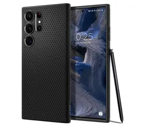 Spigen Liquid Air ochranný kryt pre Samsung Galaxy S23 Ultra čierna
