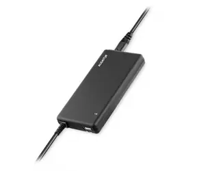 Aligator Univerzálny adaptér pre notebooky čierna / 16 výmenných konektorov a USB / 90W