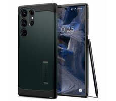 Spigen Tough Armor ochranný kryt pre Samsung Galaxy S23 Ultra zelená