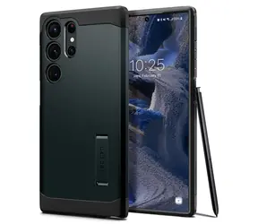 Spigen Tough Armor ochranný kryt pre Samsung Galaxy S23 Ultra zelená