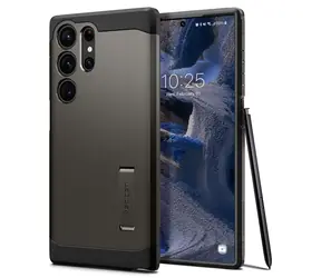 Spigen Tough Armor ochranný kryt pre Samsung Galaxy S23 Ultra gunmetal