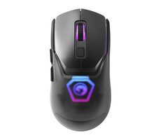 Marvo Fit Pro G1 šedá / Bezdrôtová optická myš / RF 2.4GHz / 19000 DPI / RGB / 7 tlačidiel