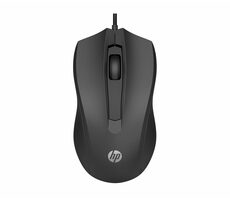 HP 100 čierna / drôtová myš / optická / 1600 dpi / USB