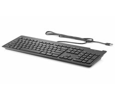 HP SmardCard Slim (CZ) čierna / drôtová klávesnica / USB