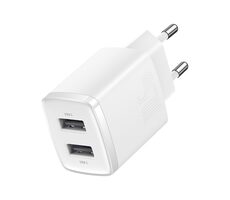 Baseus CCXJ010202 Compact nabíjačka do siete 2xUSB 10.5W biela