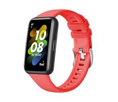 FIXED Silicone Strap Silikónový remienok pre Huawei Band 7 červená