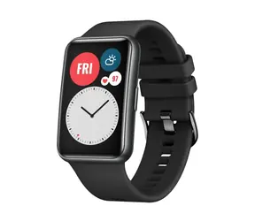 FIXED Silicone Strap Silikónový remienok pre Huawei Watch FIT čierna