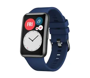 FIXED Silicone Strap Silikónový remienok pre Huawei Watch FIT modrá