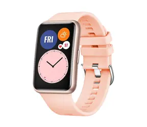 FIXED Silicone Strap Silikónový remienok pre Huawei Watch FIT ružová