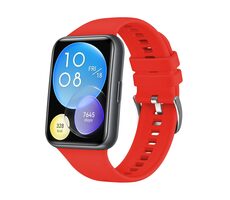 FIXED Silicone Strap Silikónový remienok pre Huawei Watch FIT2 červená