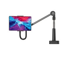 FIXED Relax Univerzálny držiak na tablet/telefón na upevnenie na stôl s otočným a nastaviteľným ramenom čierna