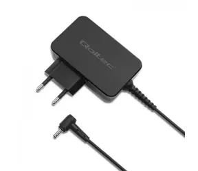 Qoltec 52391 Napájací adaptér pre notebooky Asus 45W 1.60m čierna / 19V / 2.37A / 4.0x1.35