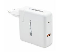 Qoltec 51710 USB-C rýchlo nabíjačka 108W biela / 5-20V / 3 - 4.7A / USB-C PD