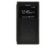 4-OK Book stand puzdro pre Huawei Ascend P8 Lite čierna