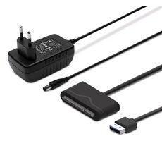 SAVIO AK-39 USB 3.0 - SATA III adaptér pre 3.5”/2.5” disky s napájaním