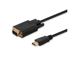 SAVIO CL-103 Kábel HDMI A - VGA M/M 1.8m / FullHD / 60Hz