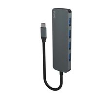 SAVIO AK-54 sivá / USB-C rozbočovač / 4x USB 3.1 A