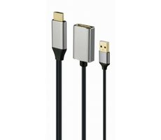Gembird adaptér HDMI (M) na DisplayPort (F) 0.10m / aktívny