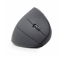 Gembird MUSW-ERGO-01 čierna / bezdrôtová optická myš / 1600 DPI / USB
