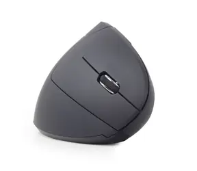 Gembird MUSW-ERGO-01 čierna / bezdrôtová optická myš / 1600 DPI / USB