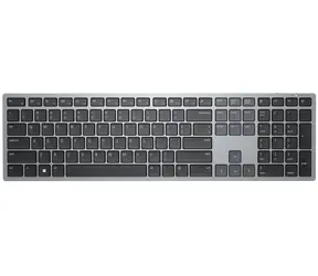 DELL KB-700 CZ šedá / Bezdrôtová klávesnica / CZ / QWERTZ / USB / Bluetooth