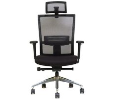 Mercury Windy čierna / Kancelárska stolička / 129-139 cm / sieťovina / 120 kg