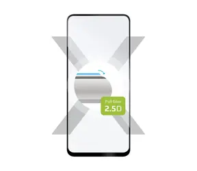 FIXED Full-Cover Ochranné tvrdené sklo pre Motorola Moto G23 čierna / lepenie cez celý displej