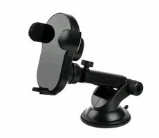 FIXED Matic XL Automatický držiak do auta s rýchlym bezdrôtovým nabíjaním na sklo alebo palubnú dosku 15W čierna