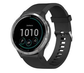 FIXED Silicone Strap Silikónový remienok pre Garmin QuickFit 20mm čierna