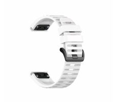 FIXED Silicone Strap Silikónový remienok pre Garmin QuickFit 22mm biela
