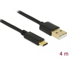 DeLock kábel USB 2.0 A - USB C 4 m