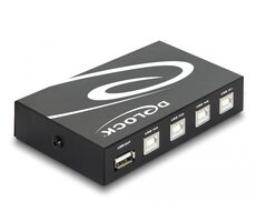 DeLock Switch USB 2.0 / 4-portový / manuálny
