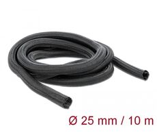 Delock Samouzatváracie pletené opláštenie 10m x 25mm čierna