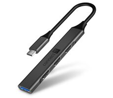 CONNECT IT CHU-4050-AN USB C húb sivá / 1x USB 3.0 / 3x USB 2.0