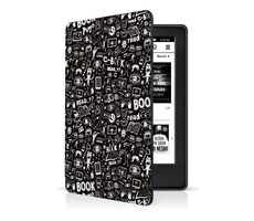CONNECT IT puzdro pre Amazon New Kindle 2022 doodle čierna