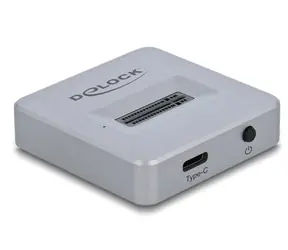 Delock Dokovacia stanica M.2 pre SSD M.2 NVMe PCIe so USB Type-C (F) sivá