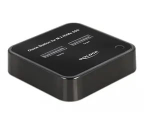 Delock Dokovacia stanica M.2 pre 2 x SSD M.2 NVMe PCIe s funkciou klonovania čierna