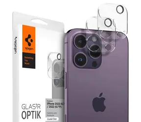 Spigen Glass Optik ochranné sklo na fotoaparát pre Apple iPhone 14 Pro/ iPhone 14 Pro Max 2ks číra