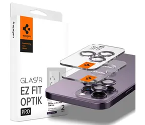 Spigen Glass EZ Fit Optik Pre ochranné sklo na fotoaparát pre Apple iPhone 14 Pro/ iPhone 14 Pro Max 2ks fialová