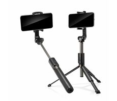 Spigen S530W Selfie Stick Tripod čierna / Statív na telefón / šírka 5.6 cm až 8.4 cm