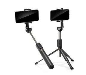 Spigen S530W Selfie Stick Tripod čierna / Statív na telefón / šírka 5.6 cm až 8.4 cm