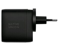 Native Union Fast GaN Charger čierna / Power Delivery / 67W / 2x USB-C