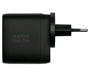 Native Union Fast GaN Charger čierna / Power Delivery / 67W / 2x USB-C