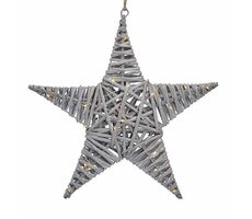 Solight 1V246 LED ratanová hviezda / 40x LED / 2xAA / 40cm