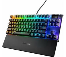 SteelSeries Apex 7 TKL - Red (US) čierna / Herná klávesnica / Mechanická / QX2 Red / RGB podsvietenie / US layout