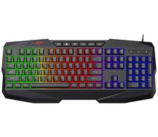 Havit KB878L RGB čierna / herná klávesnica / USB / US