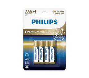 Philips batéria AAA Premium Alkaline - 4ks